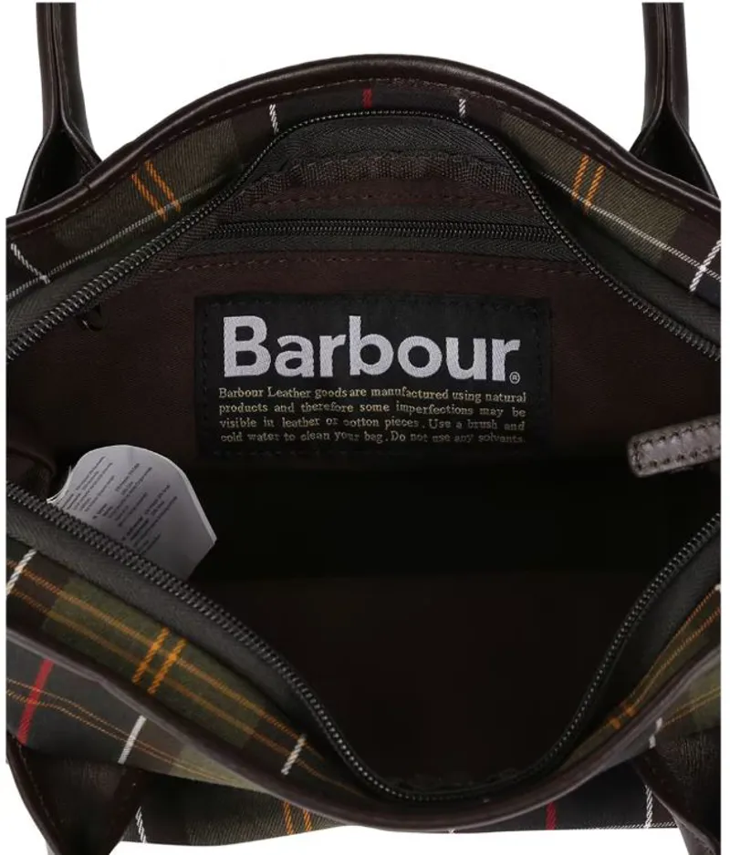 Barbour Tote Bag in Classic Tartan-3